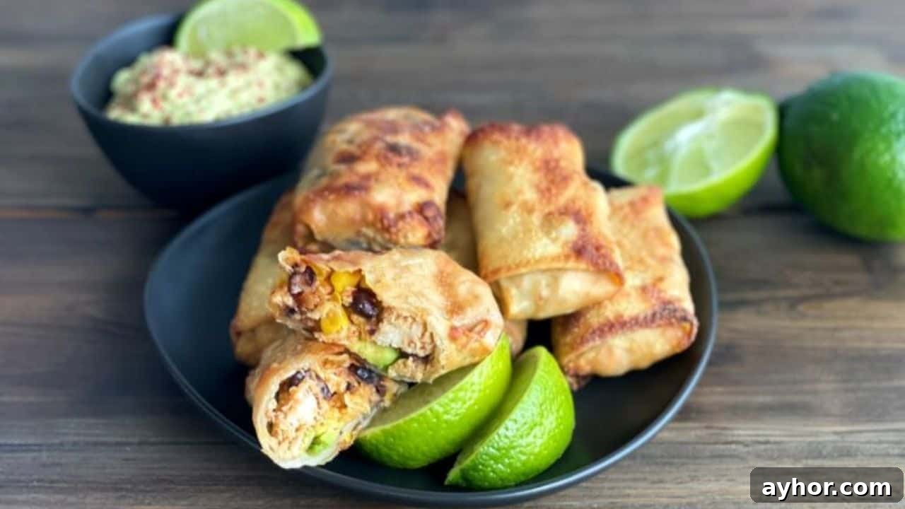 20 Must-Have Game Day Snacks You Won’t Want to Watch Without 18 stacked air fryer southwest egg rolls