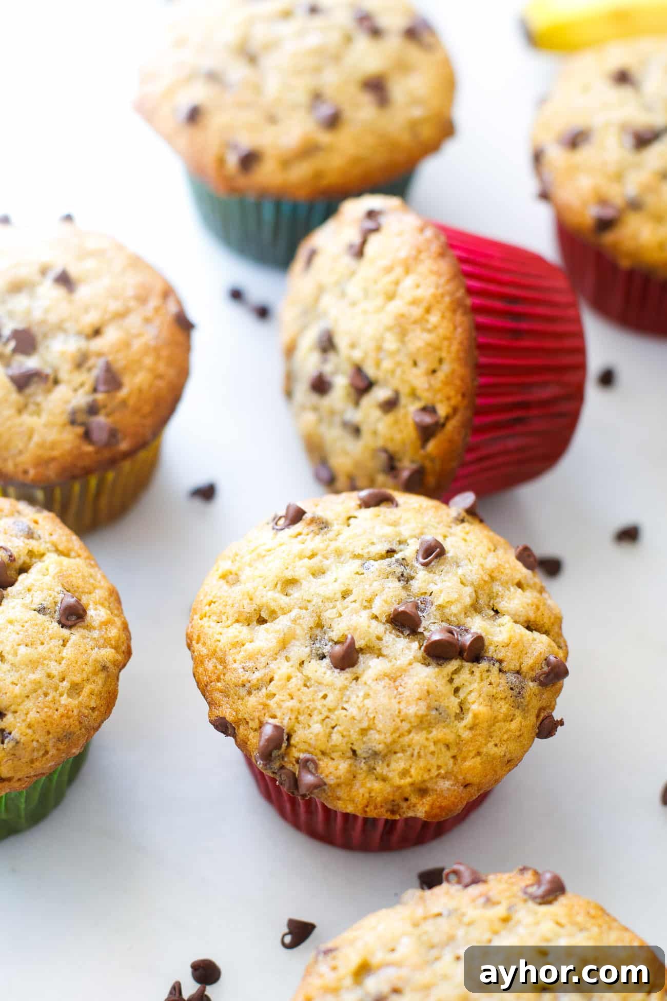 Banana Chocolate Chip Muffins