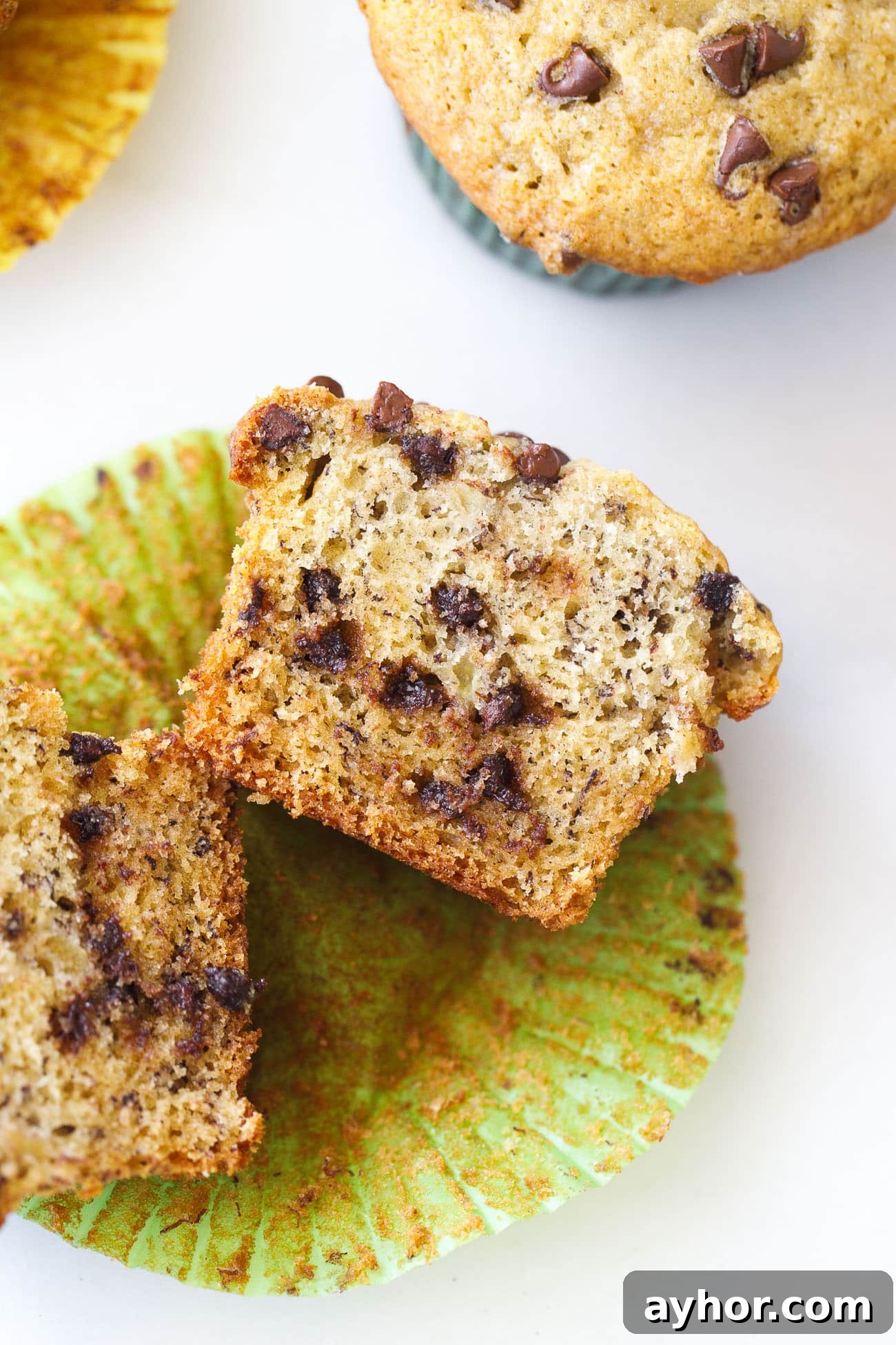 Banana Chocolate Chip Muffins 