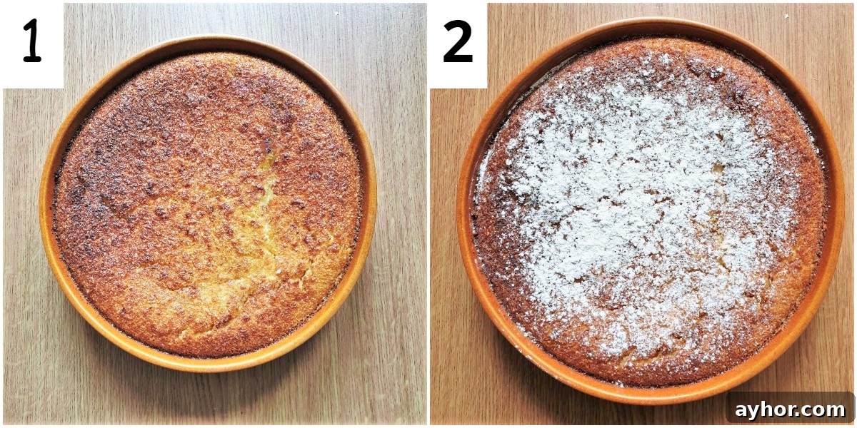Classic Coconut Cream Pie Recipe for Homemade Dessert 6 Two images showing the finished pie.