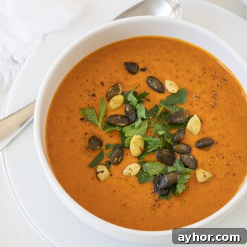 roasted red pepper soup