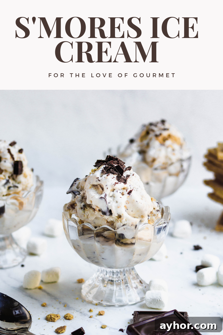 S'mores Ice Cream Recipe: Toasted Marshmallow & Graham Swirl 7 S'mores ice cream is the perfect summer dessert. Marshmallow, chocolate, and graham cracker crumbs folded together in a creamy ice cream that's a delicous treat. A great dessert recipe for kids and adults alike, it's an easy dessert recipe that everyone will love! S'mores and ice cream are the best summer desserts, now in one easy recipe. #smores #icecream