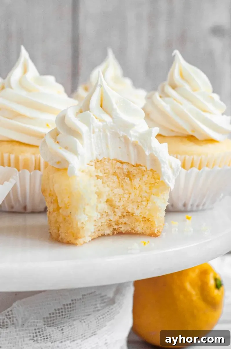 Gluten-Free Lemon Cupcakes — Dairy-Free Citrus Delight 4 A burst of summer citrus, these easy gluten-free lemon cupcakes are topped with the most amazing lemon cream cheese frosting.