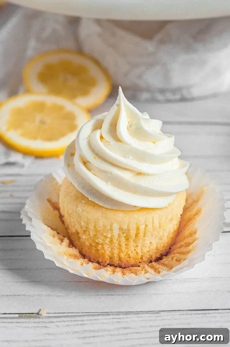 Gluten-Free Lemon Cupcakes — Dairy-Free Citrus Delight 5 A burst of summer citrus, these easy gluten-free lemon cupcakes are topped with the most amazing lemon cream cheese frosting.