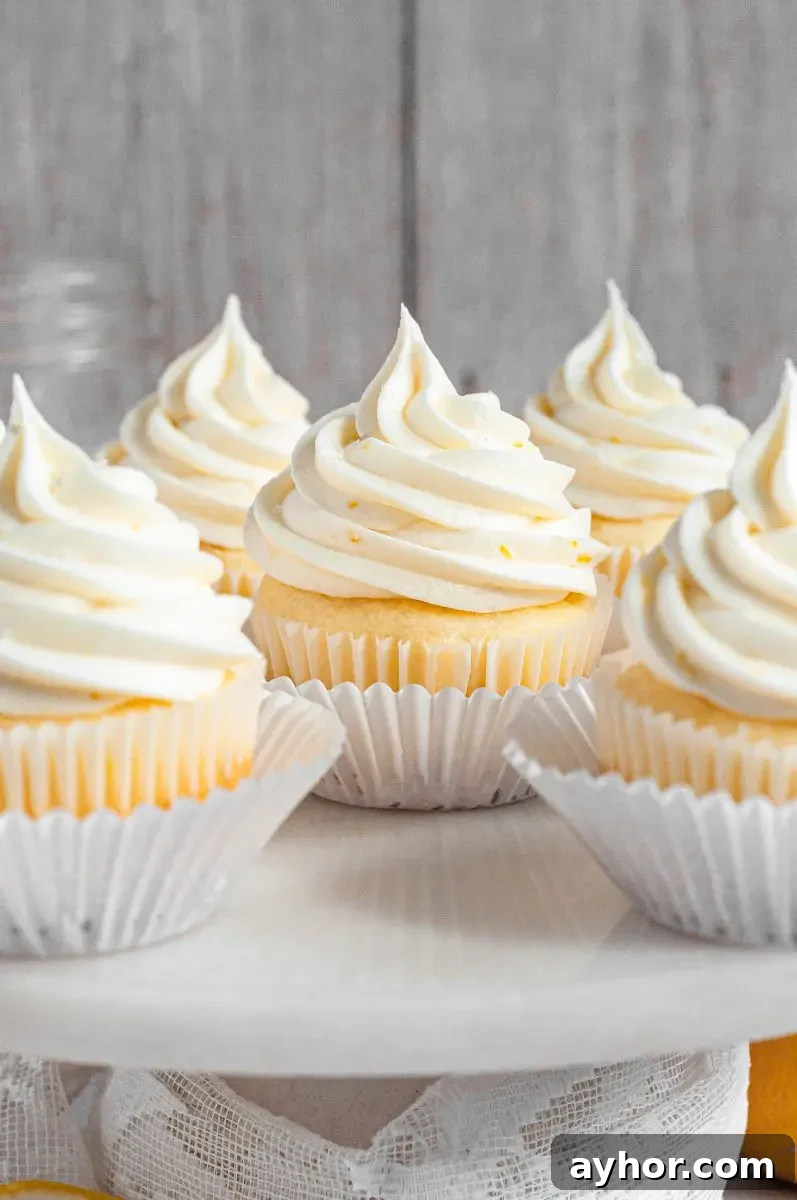 Gluten-Free Lemon Cupcakes — Dairy-Free Citrus Delight 6 A burst of summer citrus, these easy gluten-free lemon cupcakes are topped with the most amazing lemon cream cheese frosting.