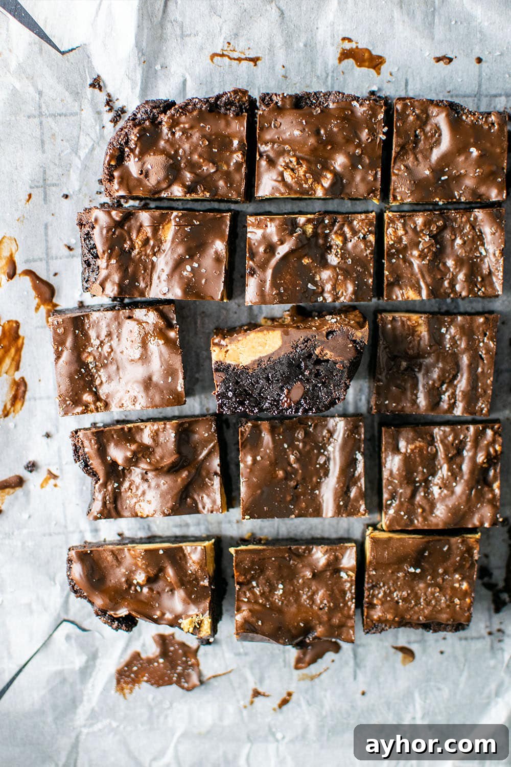 Reese's Peanut Butter Cup Crack Brownies Recipe