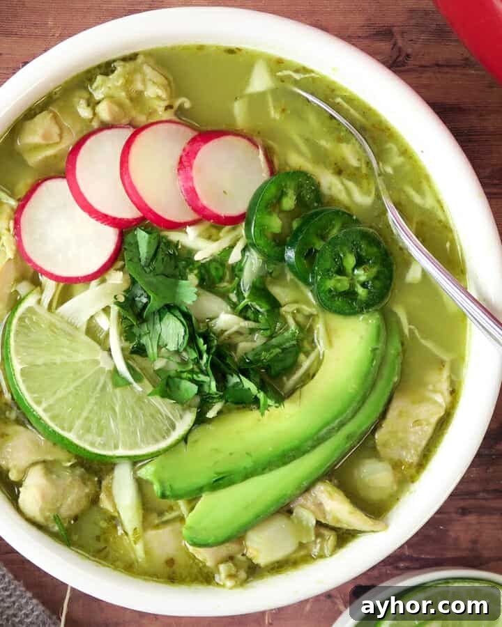 Chicken Pozole Verde Recipe — Gluten-Free Mexican Stew 2 Chicken Pozole Verde {Easy, Healthy, Gluten-free Recipe}