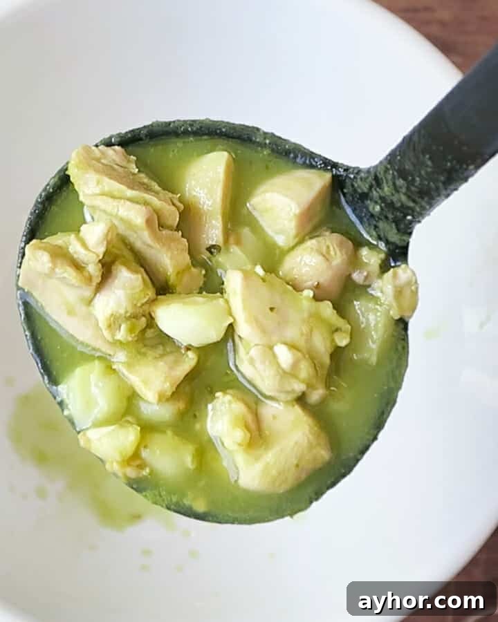 Chicken Pozole Verde Recipe — Gluten-Free Mexican Stew 14 img 4651 13