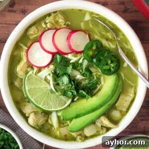 Chicken Pozole Verde {Easy, Healthy, Gluten-free Recipe}