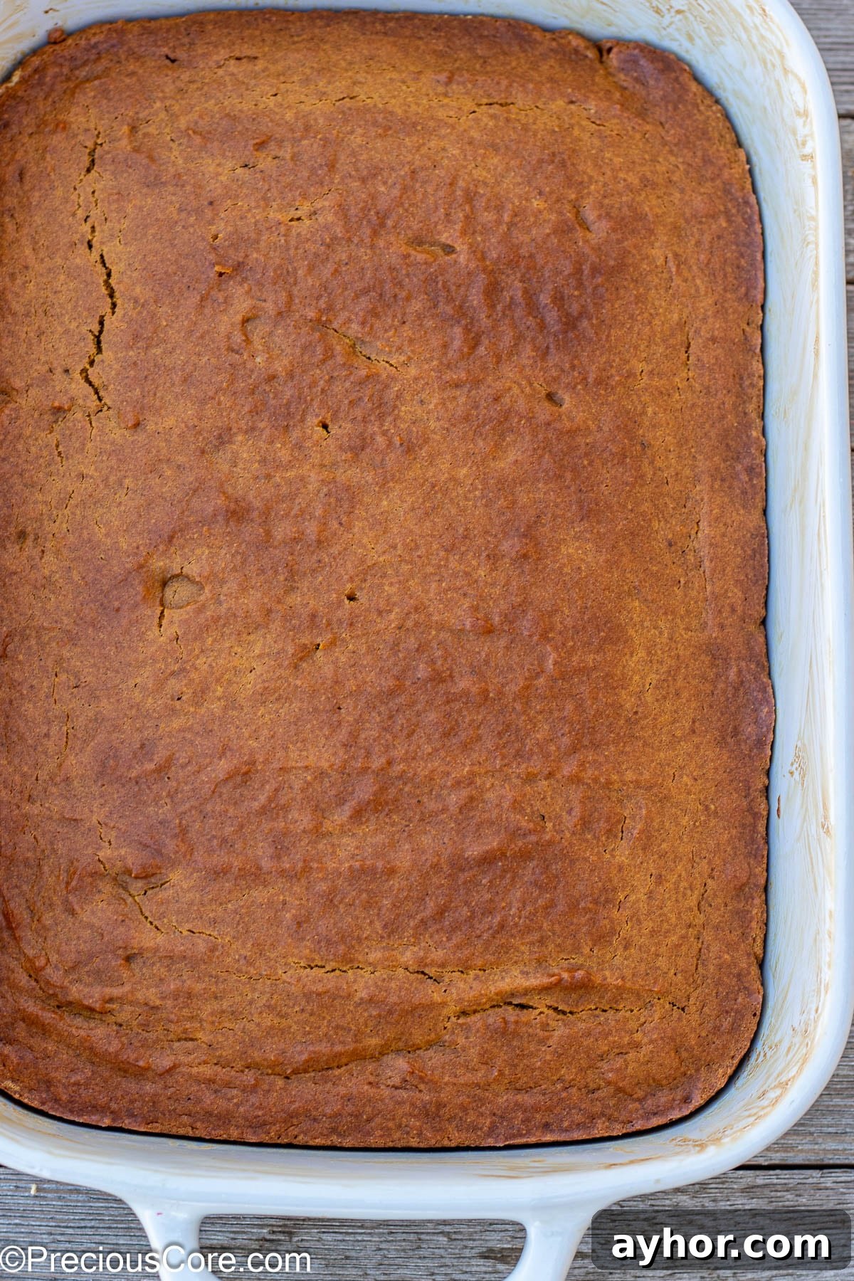 Baked Pumpkin Cake.