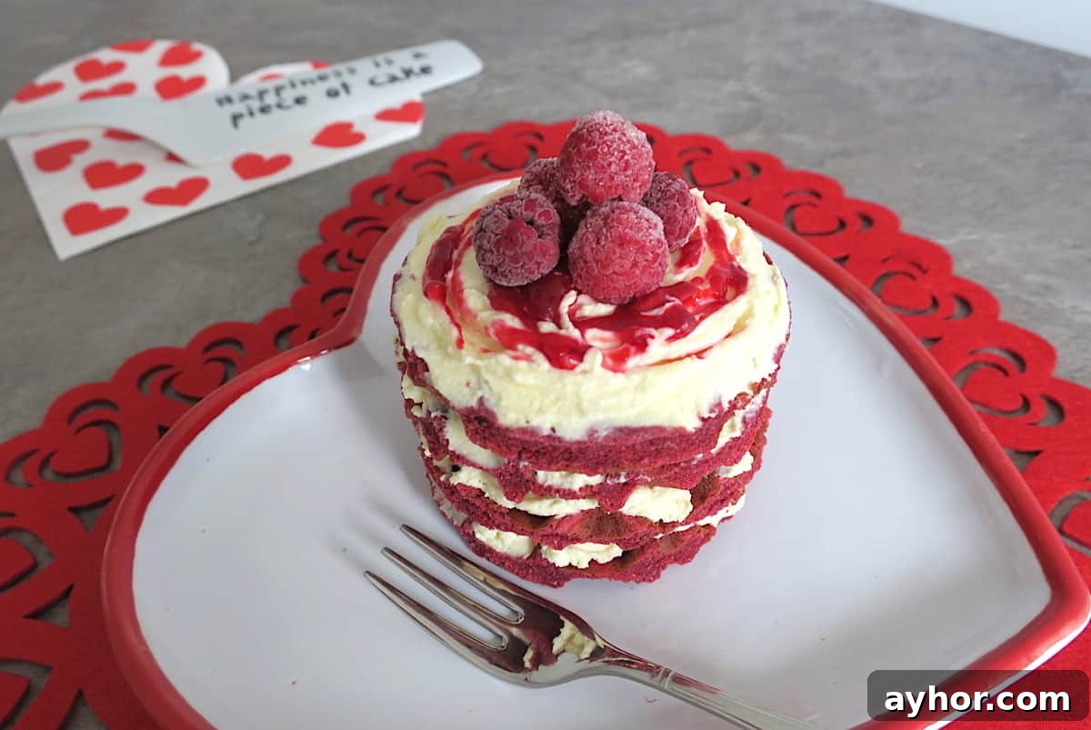 Sugar-Free Keto Red Velvet Waffle Cake Recipe 3 sugar free keto red velvet waffle cake