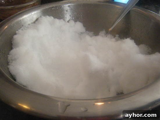 Chocolate Peppermint Snow Ice Cream recipe (How to Make Snow Ice Cream)