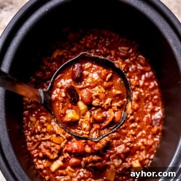 Chunky slow cooker chilli con carne