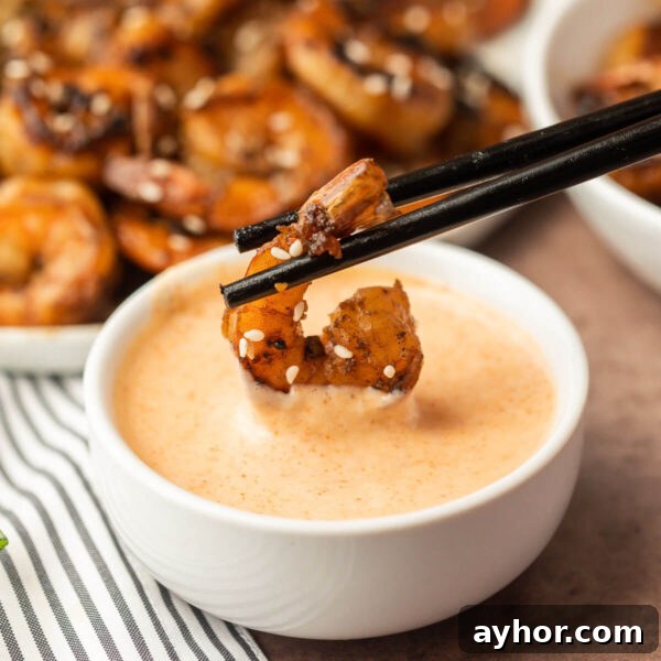 Alabama White BBQ Sauce Recipe: Tangy Homemade Chicken & Pork Glaze 9 Shrimp dipping sauce in a bowl.
