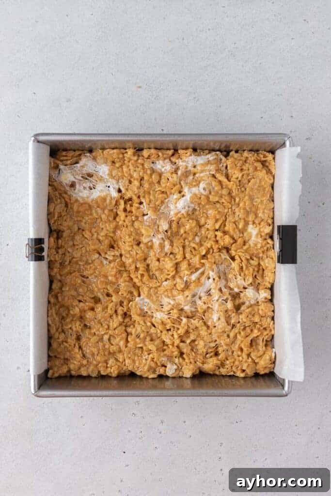 peanut butter rice Krispie treats