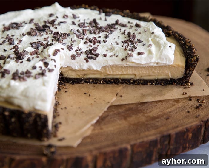 Banana Butterscotch Almond Tart Recipe – Creamy Caramelized Slice 3 Banana Butterscotch Almond Tart
