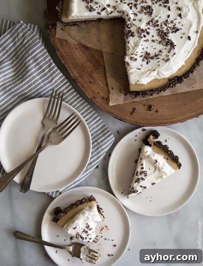 Banana Butterscotch Almond Tart Recipe – Creamy Caramelized Slice 6 Banana Butterscotch Almond Tart