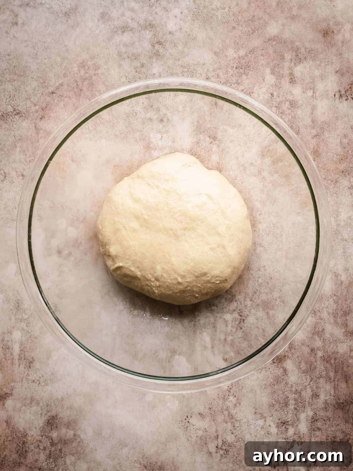 brioche dough ready to be proofed
