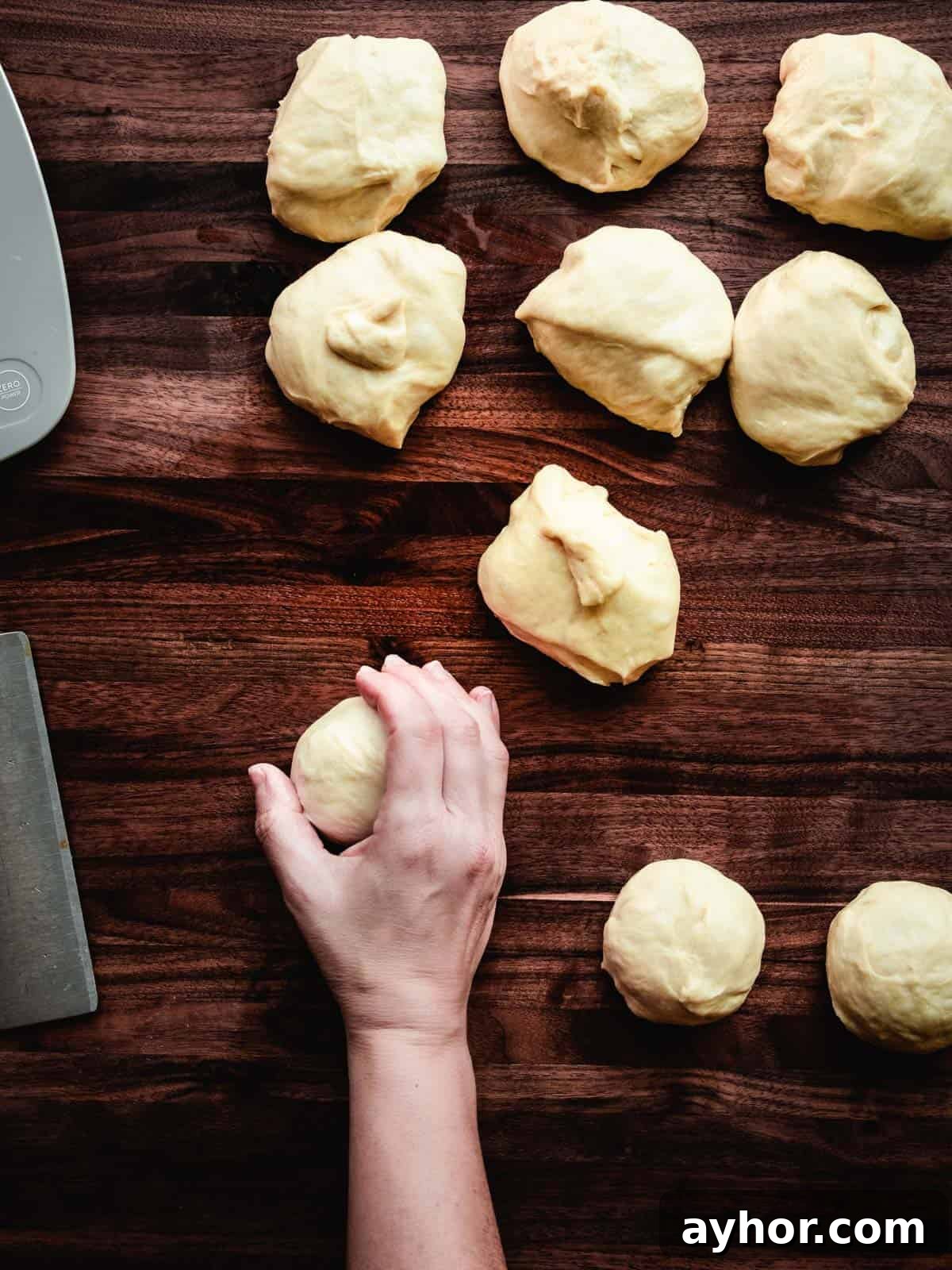 how to shape buns