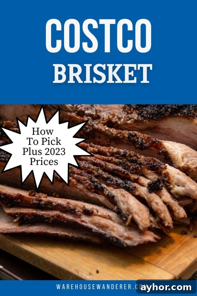 Costco Brisket: Why Meat Lovers Can't Stop Talking About It 4 Costco Brisket Pinterest Pin