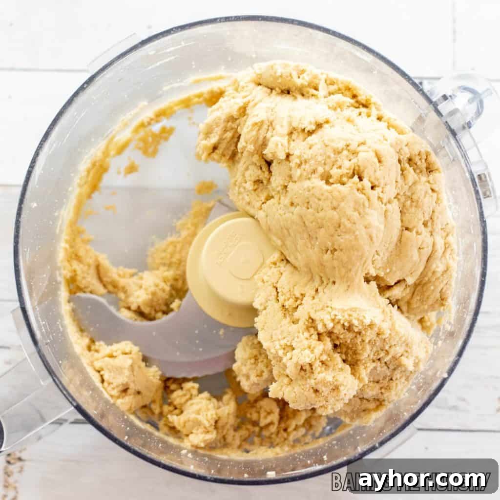 dough in food processor