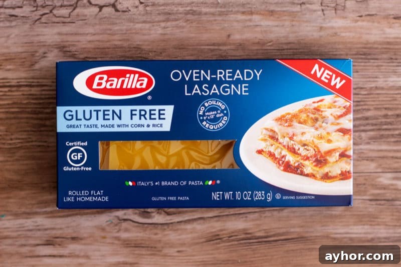 Classic Homemade Lasagna Recipe for Rich, Cheesy Layers 18 Box of gluten free lasagne noodles.