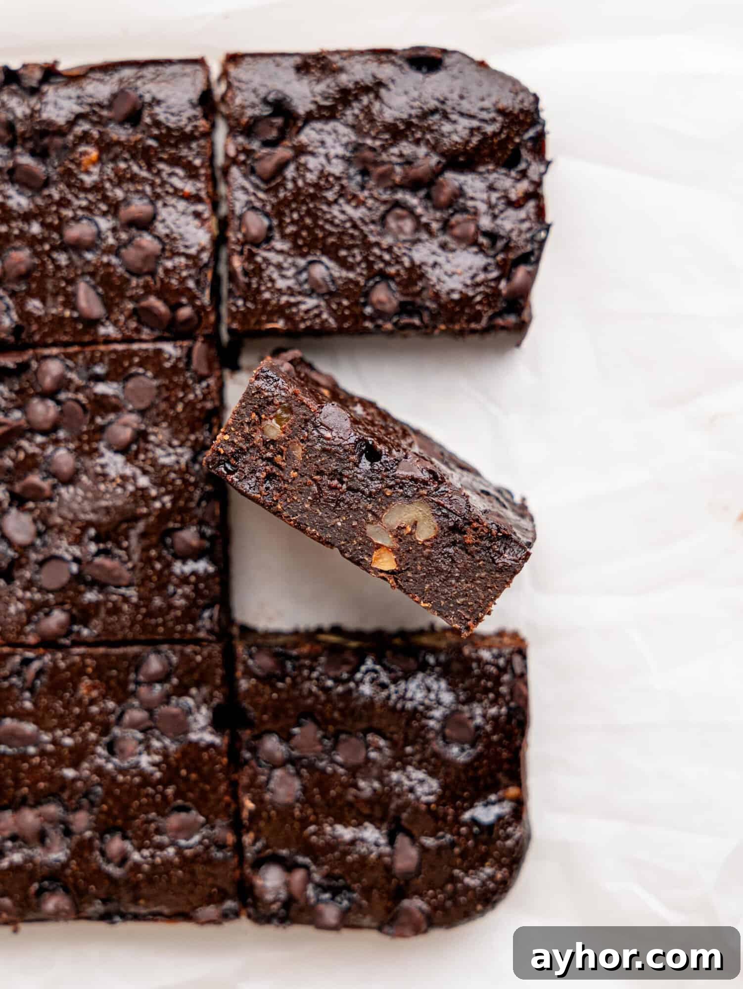 Easy & Healthy Cottage Cheese Brownies.