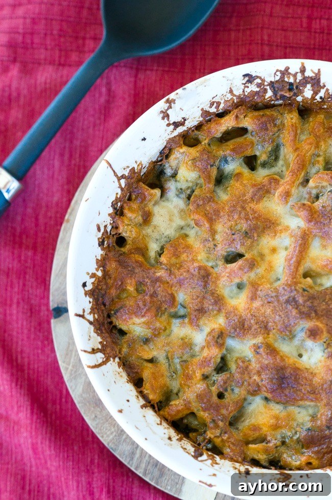 Kale Zucchini Baked Ziti