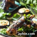 Greek Yogurt Marinated Grilled Chicken Wings Recipe 5 Yogurt marinated chicken wings are flavorful, tender and juicy—grilled Greek wings make a fun, easy party food, great with roasted pepper feta dip or tzatziki.