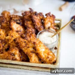 Crispy Sweet Chicken Fingers with Crunchy Coating 4 sweet cornflake chicken