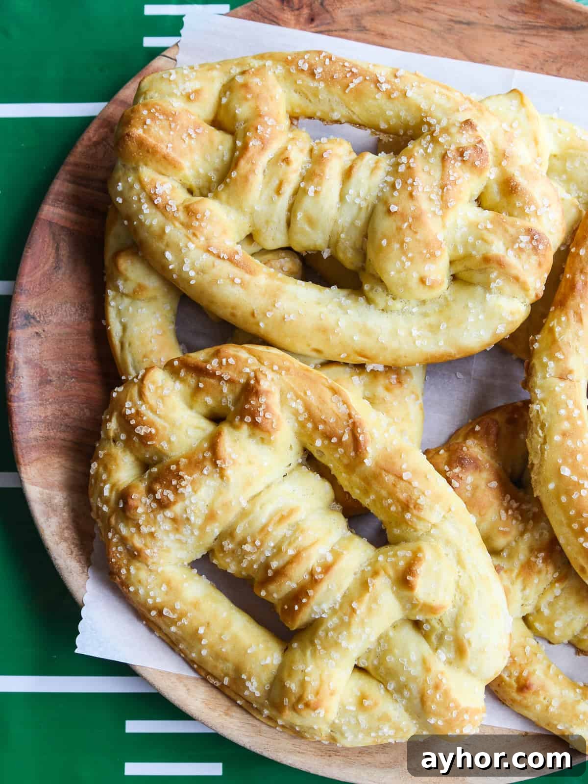 Football pretzels