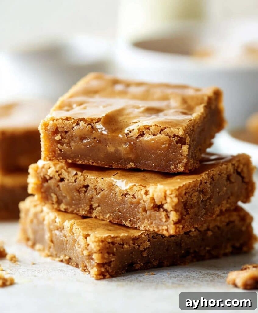 Brown Butter Maple Blondies