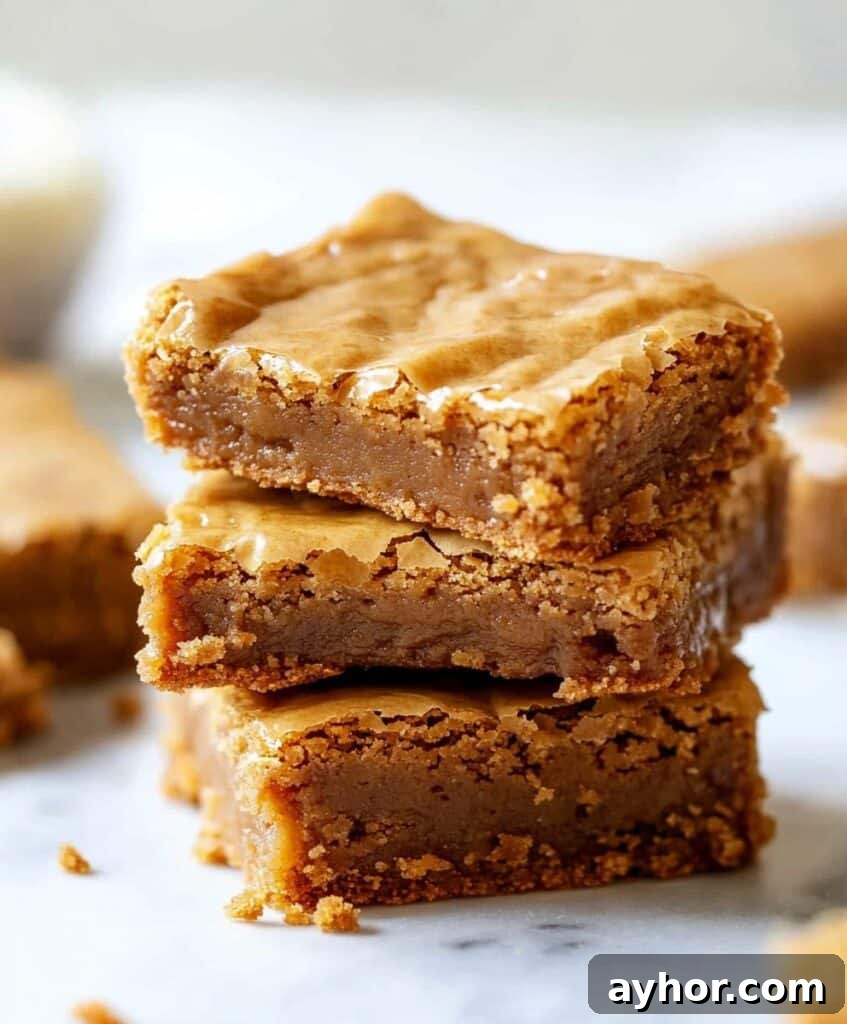 Brown Butter Maple Blondies