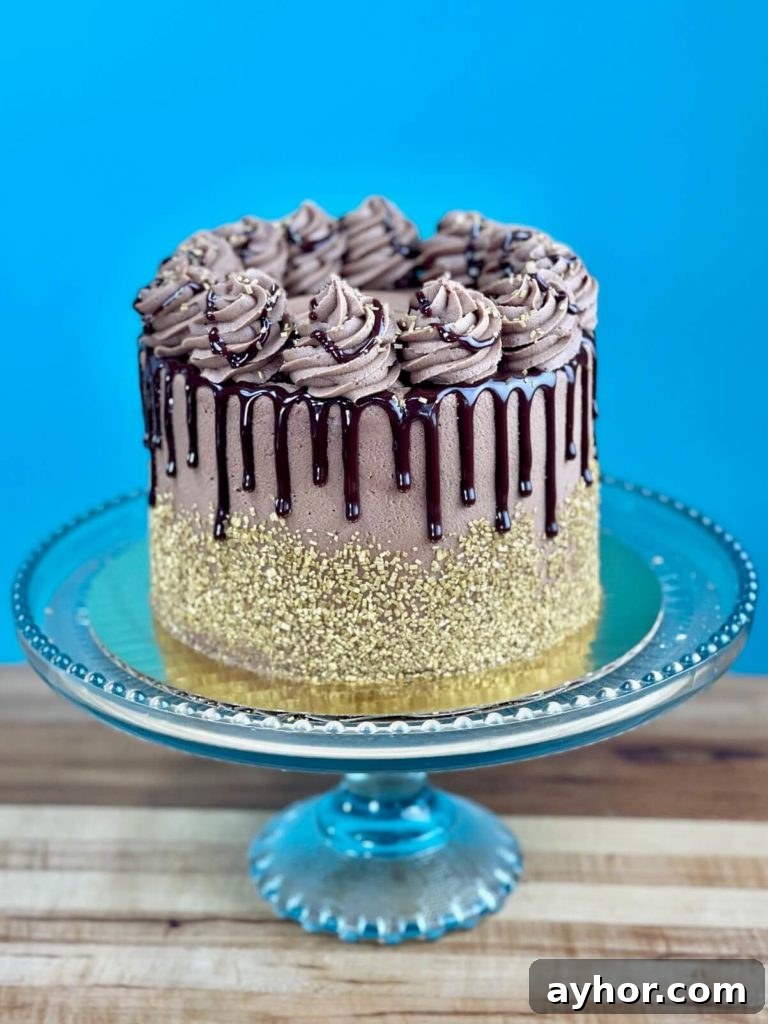 Moist Golden Yellow Cake with Rich Chocolate Frosting 5 img 83126 8