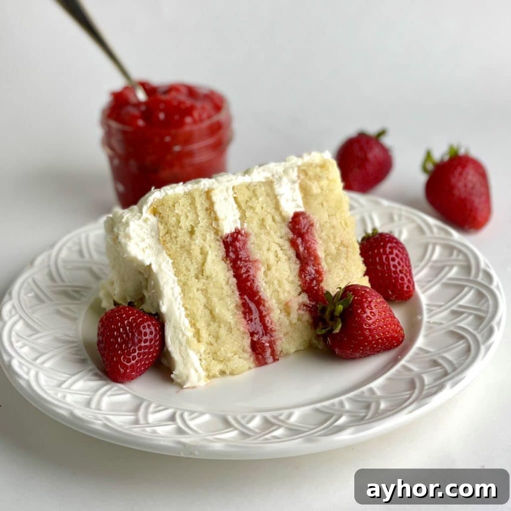Moist Golden Yellow Cake with Rich Chocolate Frosting 6 Easy strawberry compote with frozen strawberries