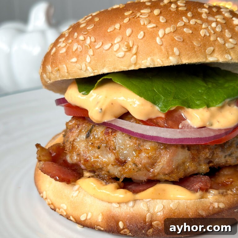 Baked Chicken Burger easy