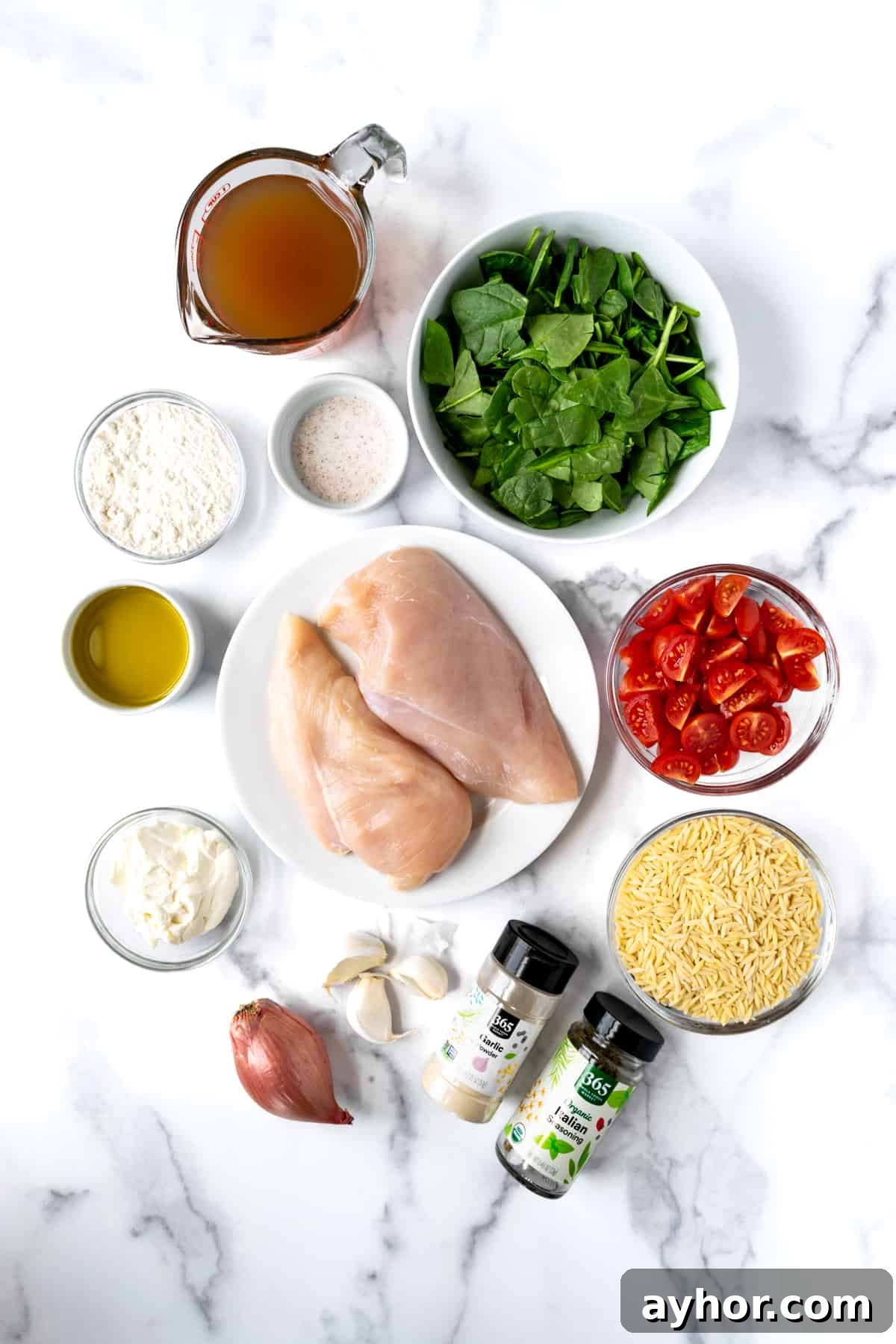Creamy Chicken Florentine with Spinach and Garlic Sauce 3 Chicken Florentine Ingredients.