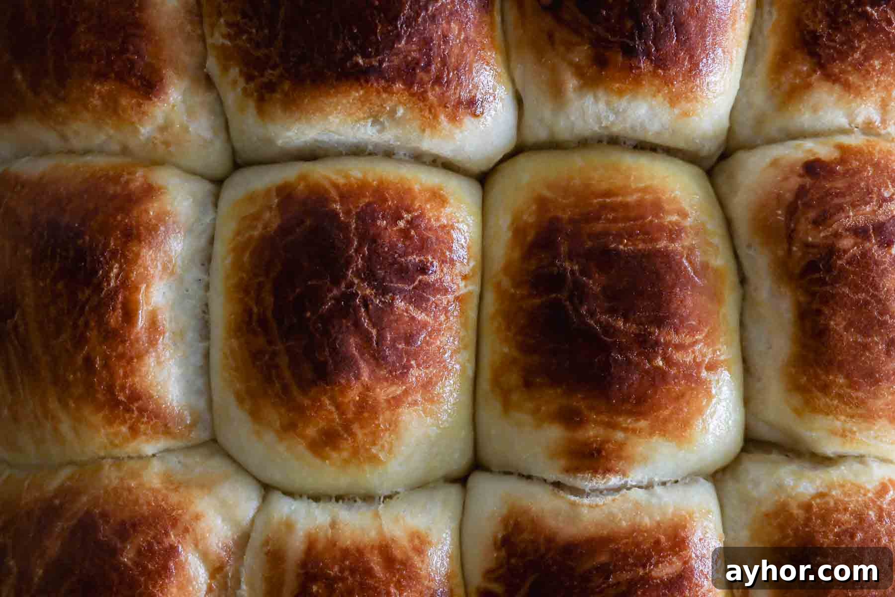 Baked Hawaiian rolls.