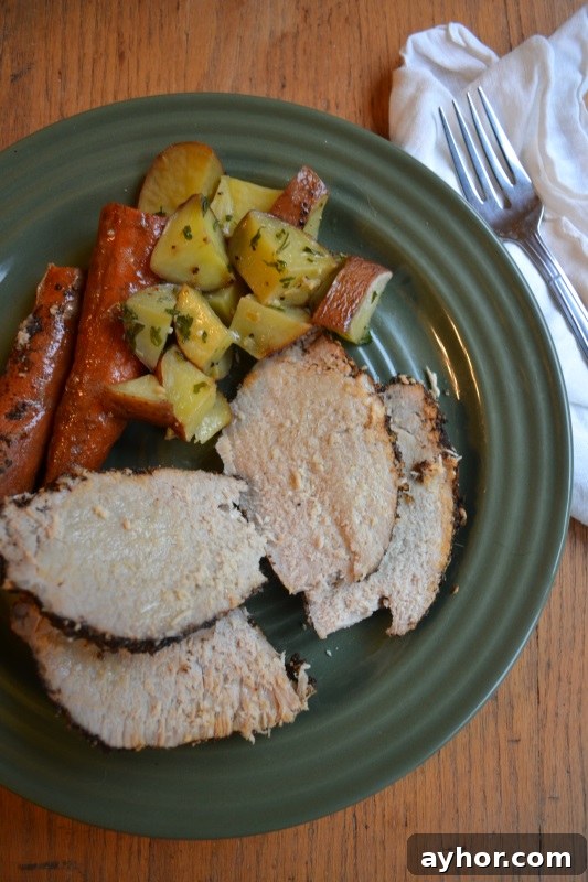 Slow Cooked Coffee Rubbed Pork Roast
