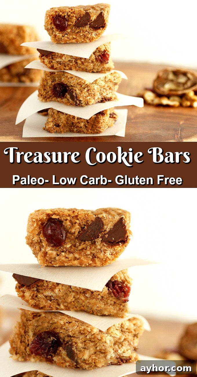 Treasure Chest Cookie Bars Paleo & Low Carb