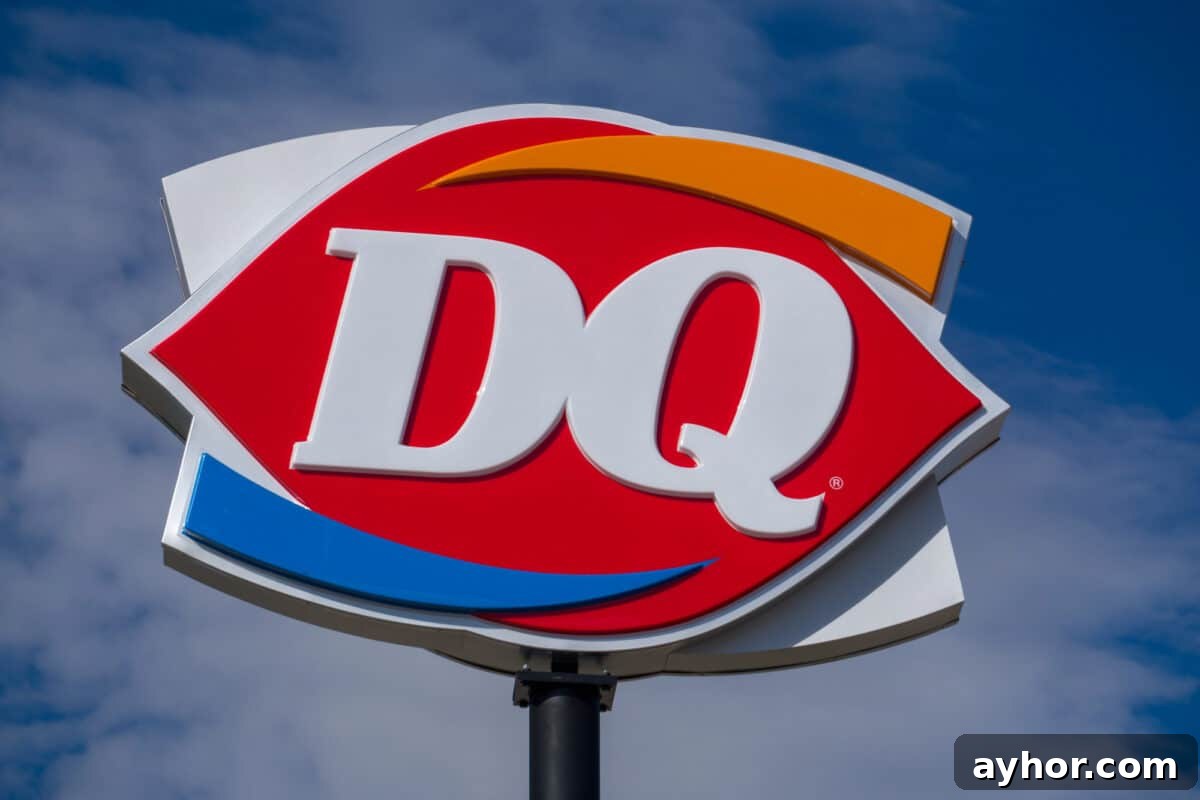 dairy queen sign outside