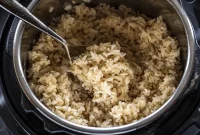 Fluffy Instant Pot Brown Rice in 20 Minutes