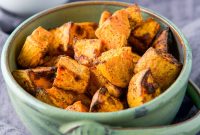 Crispy Air Fryer Sweet Potatoes with Cinnamon Glaze