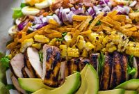 Southwestern Chicken Cobb Salad with Jalapeno Ranch Recipe