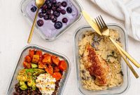 4-Day High Protein Meal Prep Plan: 140+g Protein Daily