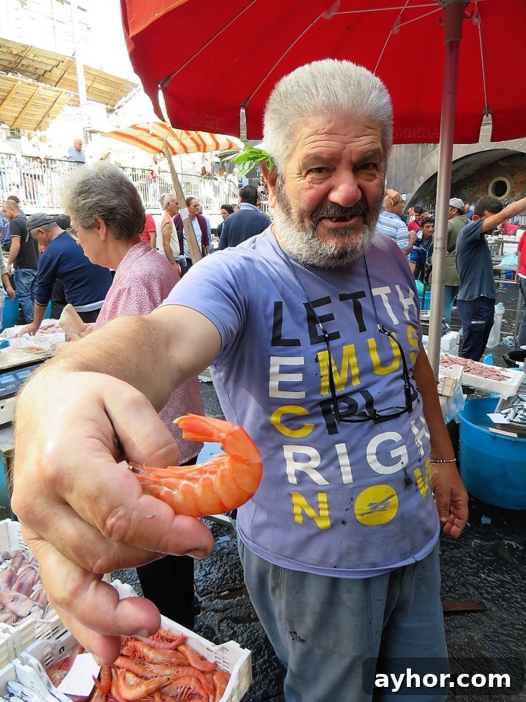 Savor Sicilian Almond Cookies While People Watching in Italy 9 Sicilian Almond Cookies, Casanova in the Catania Fish Market