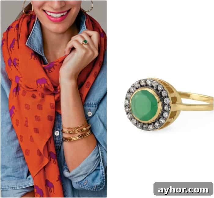 Alice Temperley fox ring and matching necklace