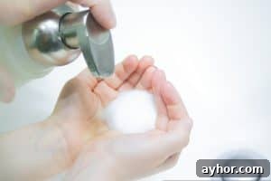 DIY foaming hand soap pump