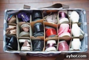 diy shoe storage