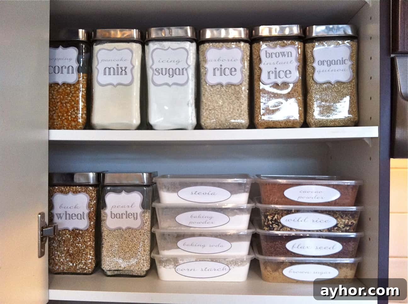 canister organizing